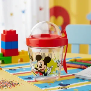 (Précommande) Gobelet à collation avec couvercle et cuillère Mickey Trésors et Merveilles