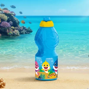 (Précommande) Gourde en plastique Baby Shark 400ml Trésors et Merveilles