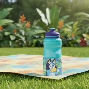 (Précommande) Gourde en plastique Bluey 380ml Trésors et Merveilles