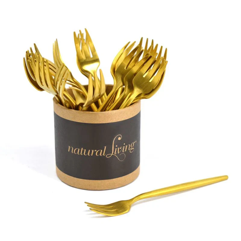 Petite fourchette dorée