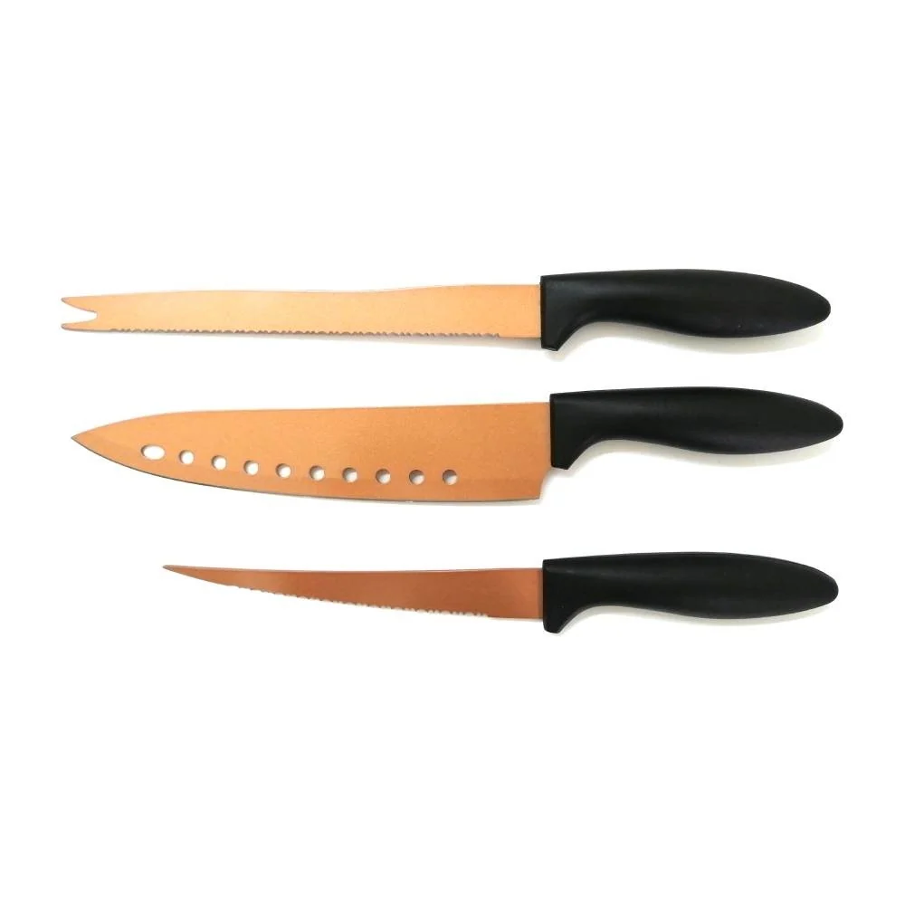 COUTEAUX DE CHEF CUIVRE X3