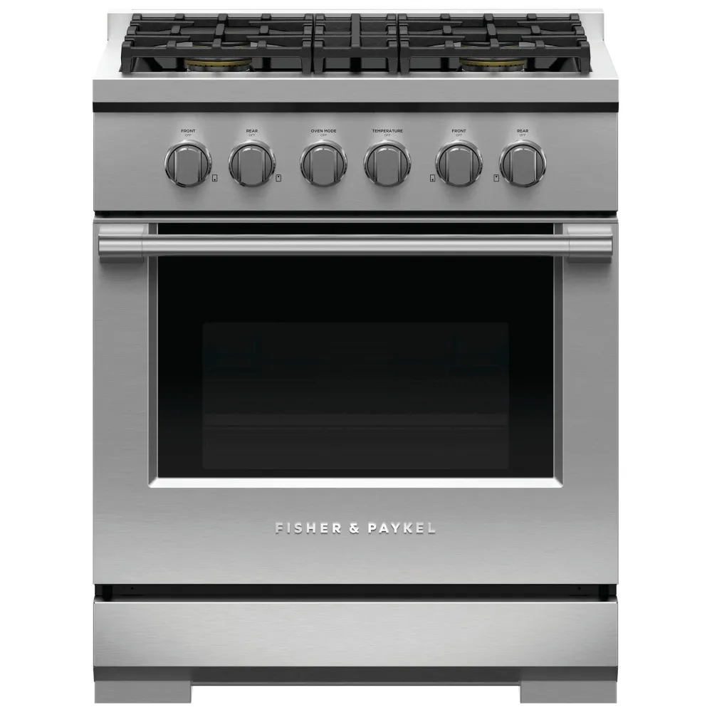 Fisher & Paykel Cuisinière amovible à gaz de 30 po. avec brûleurs Dual Flow Burners™ RGV3-304-L