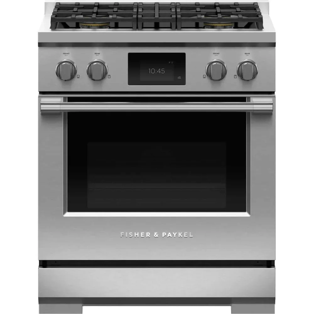 Fisher & Paykel Cuisinière biénergie amovible de 30 po avec 4 brûleurs RDV3-304-L