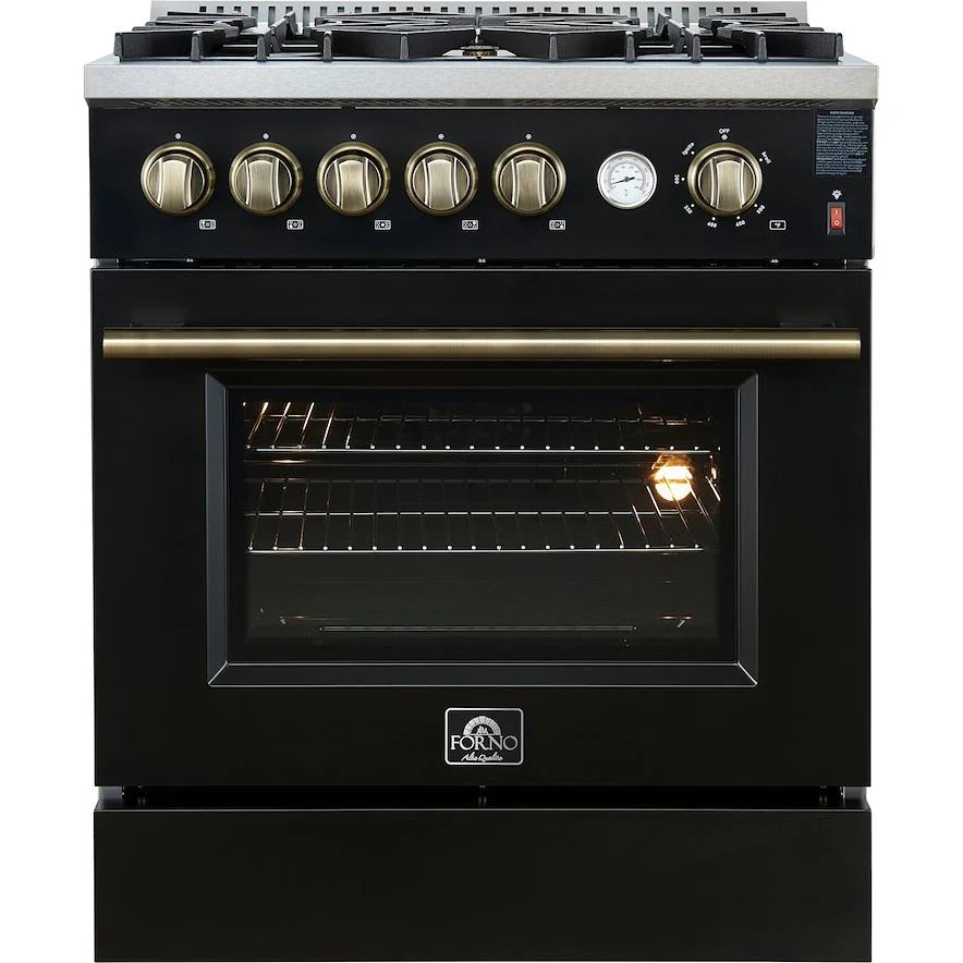 Forno Cuisinière amovible à gaz de 30 pouces avec technologie convection FFSGS6274-30BLK