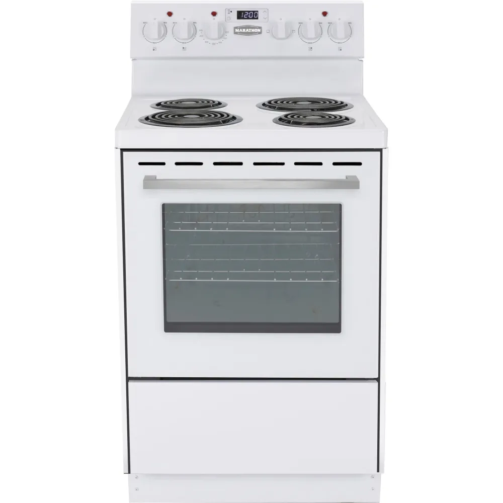 Marathon Cuisinière amovible électrique de 24 pouces MER241W-2