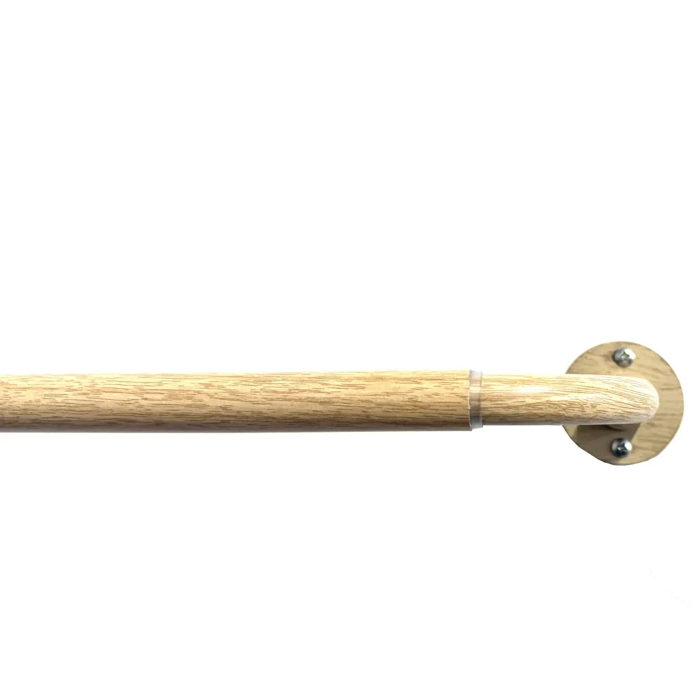 Tringle à rideau extensible d’aspect bois HomeStyles, 48 po à 86 po