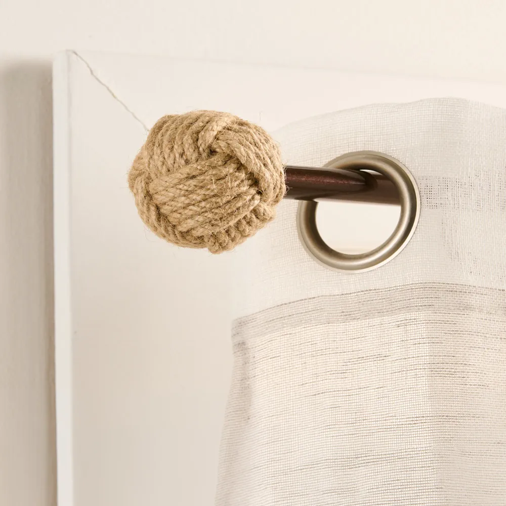 Tringle à rideau extensible tendance en métal HomeStyles, 66 po à 120 po