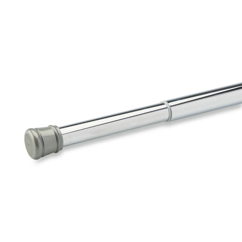 Tringle à rideaux à tension HomeStyles, chrome, 40 po à 72 po