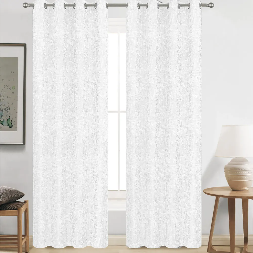 Rideau à imprimé en jacquard avec oeillets, 54 po x 84 po Giant Tiger
