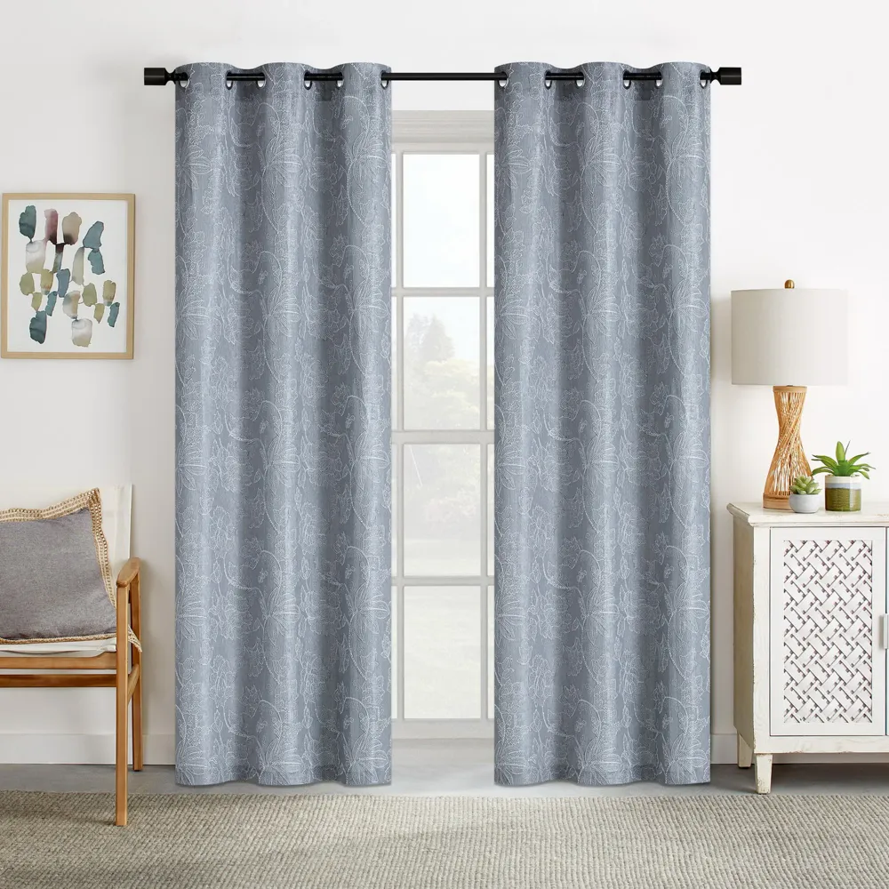 Rideaux texturés en jacquard avec œillets, 37 po x 84 po Giant Tiger