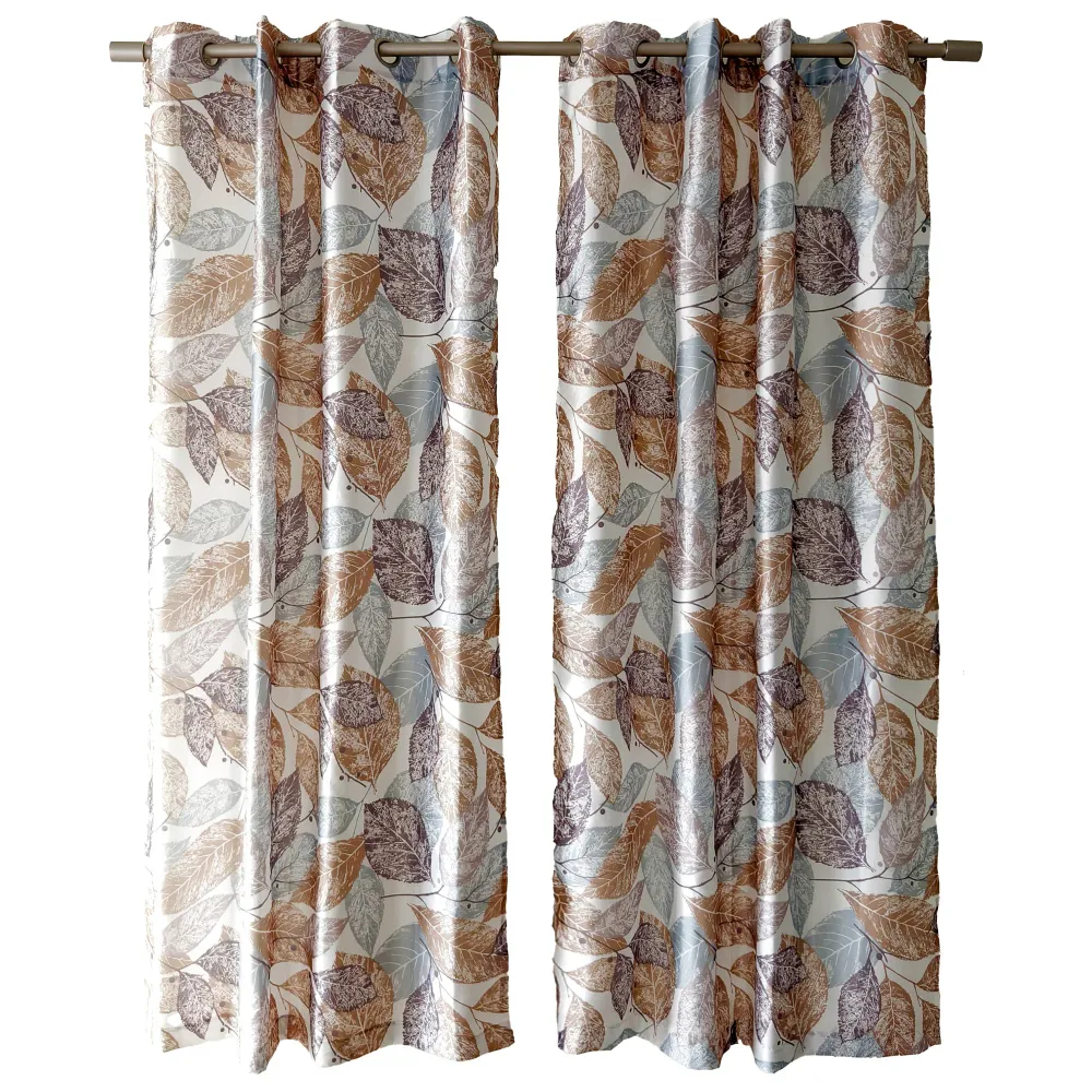 Rideau imitation soie imprimée HomeStyles, 52 po x 84 po