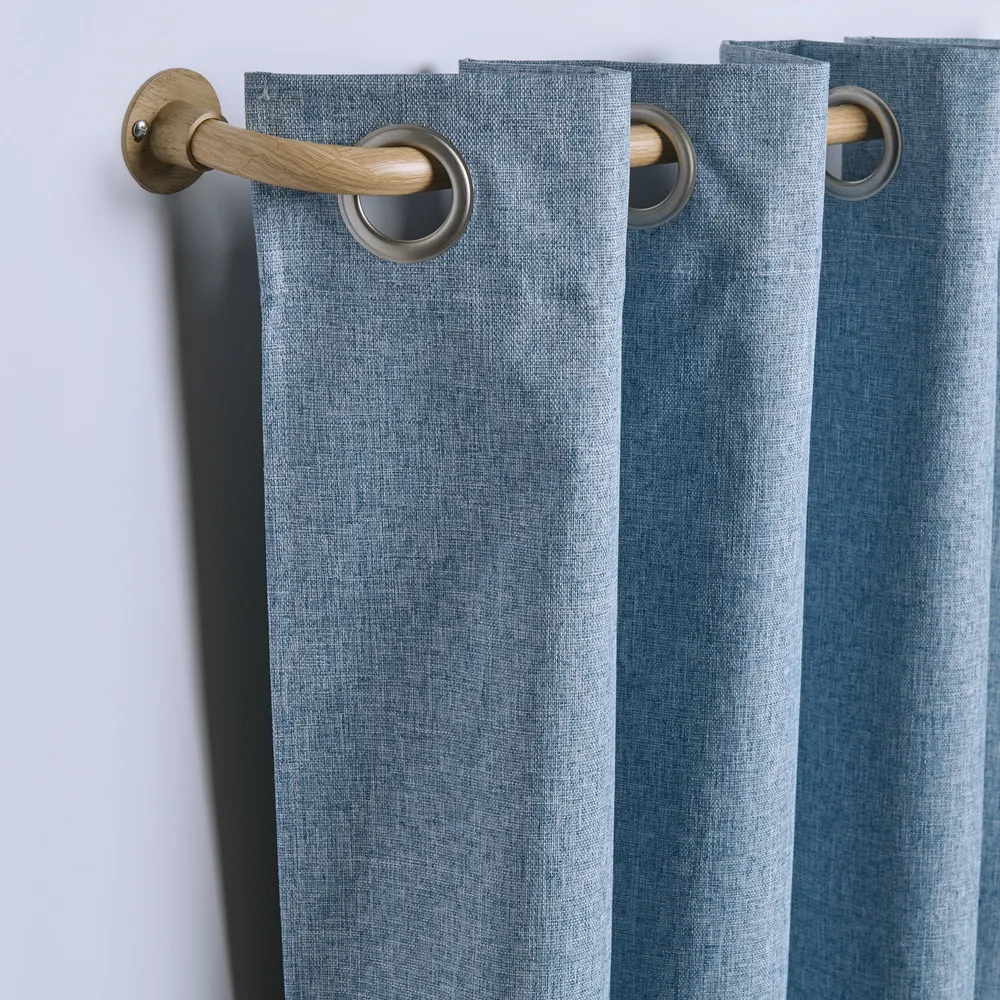 Rideau opaque texturé avec œillets HomeStyles, 52 po x 84 po