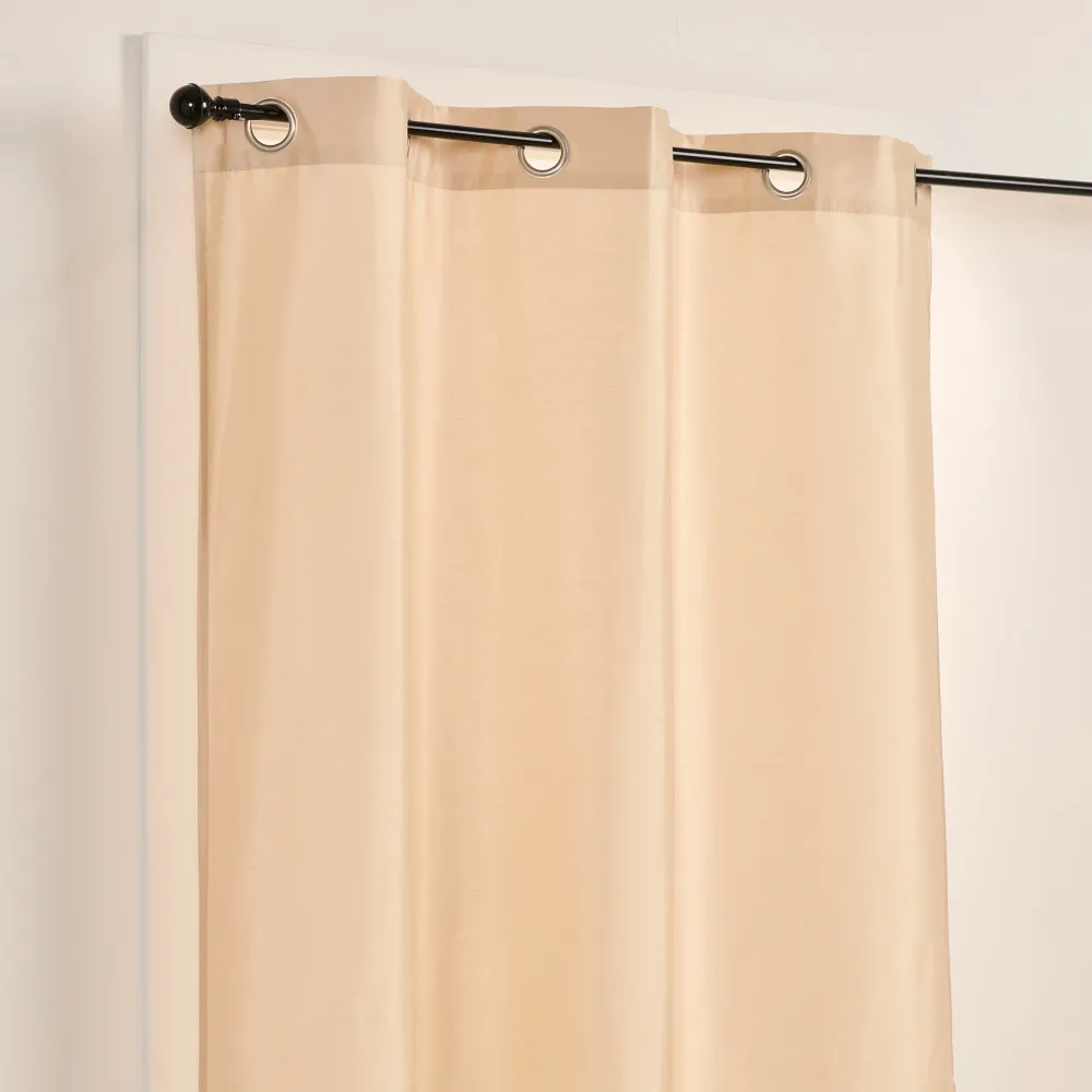 Rideau en similisoie avec œillets HomeStyles, assortiment, 54 po x 84 po