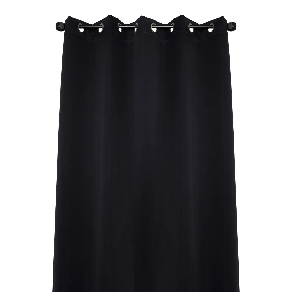 Rideaux occultant HomeStyles, noir – 52 po x 84 po