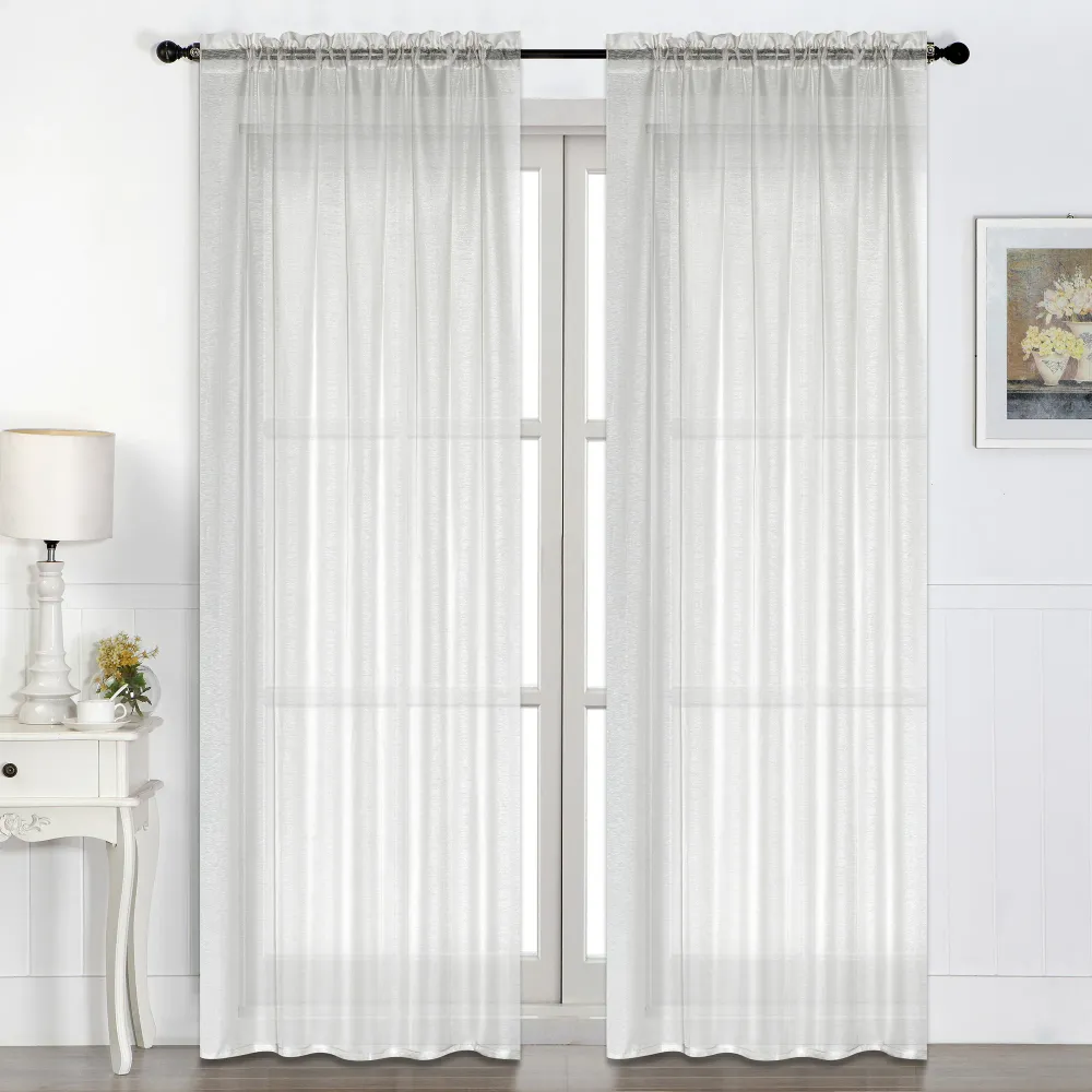 Voilage texturé HomeStyles – 52 po x 84 po