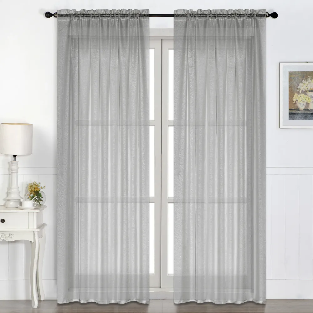 Voilage texturé HomeStyles – 52 po x 84 po