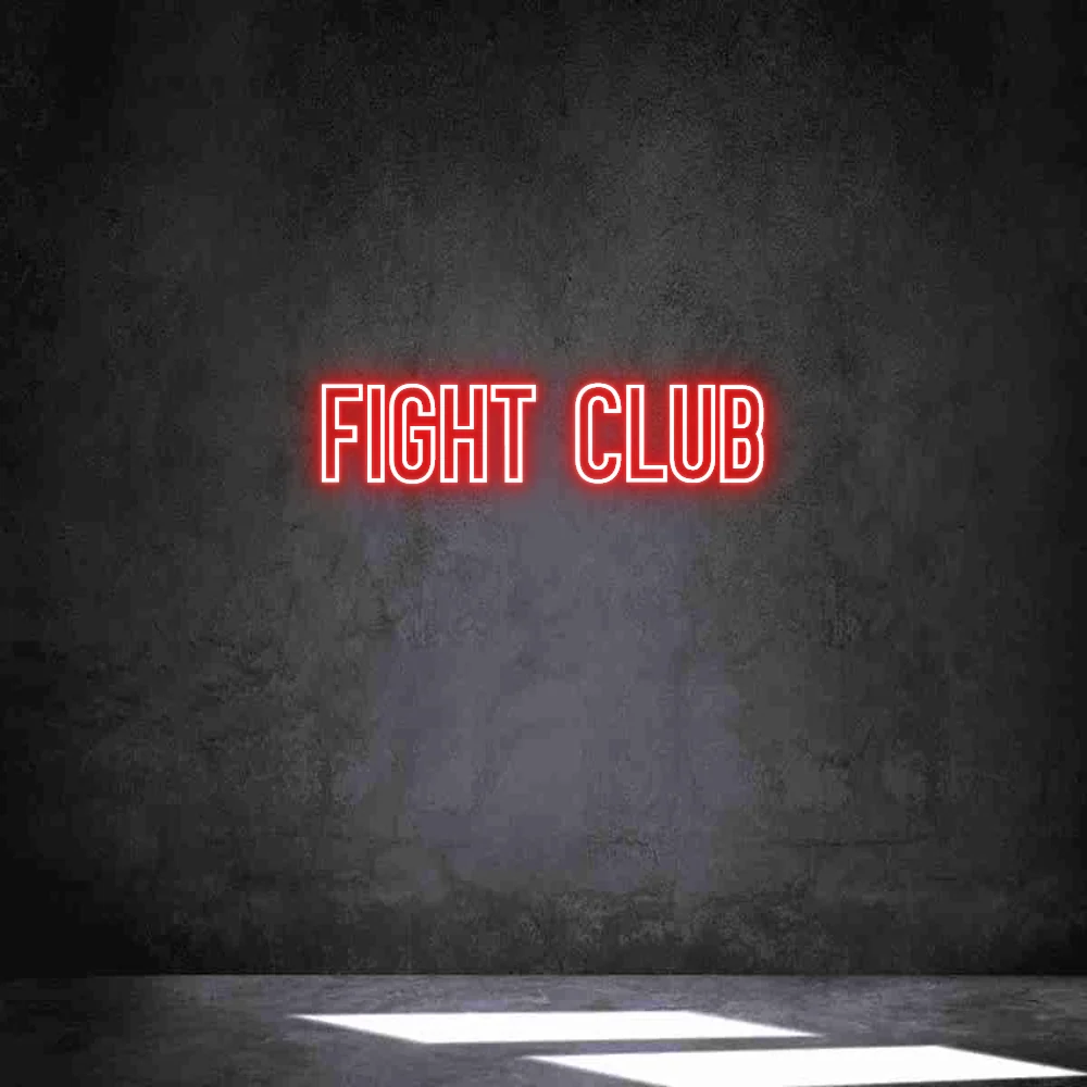 Néon personnalisé: Fight Club