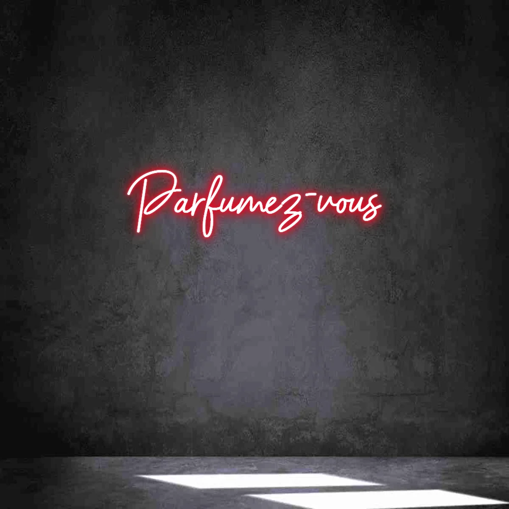 Néon personnalisé: Parfumez-vous