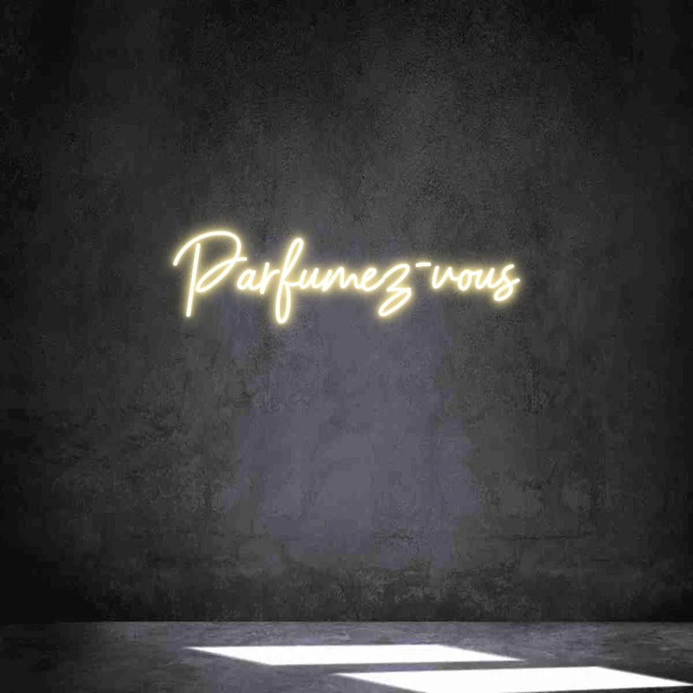 Néon personnalisé: Parfumez-vous