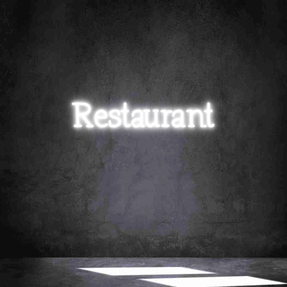Néon personnalisé: Restaurant