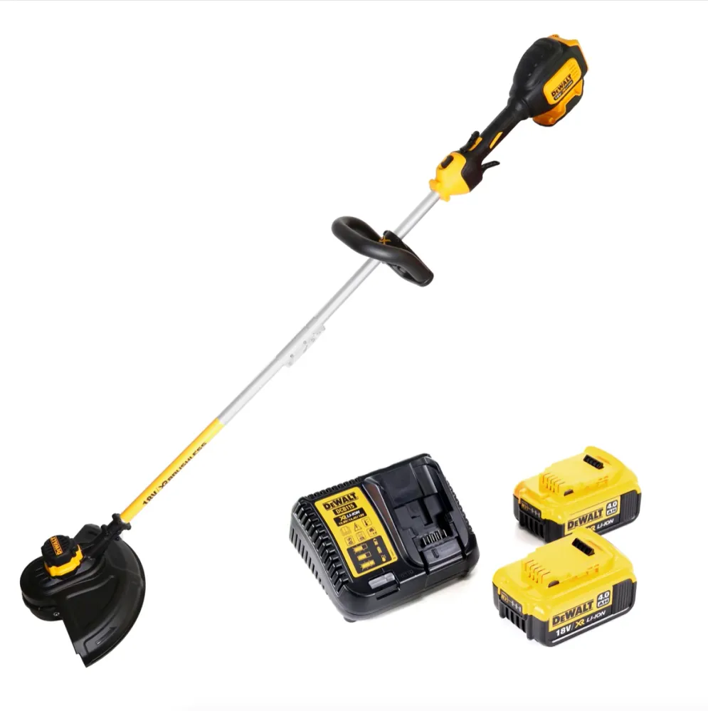 Dewalt DCM 561 PBS Coupe-bordures sans fil 18 V Brushless + 2x batterie 4,0 Ah + chargeur