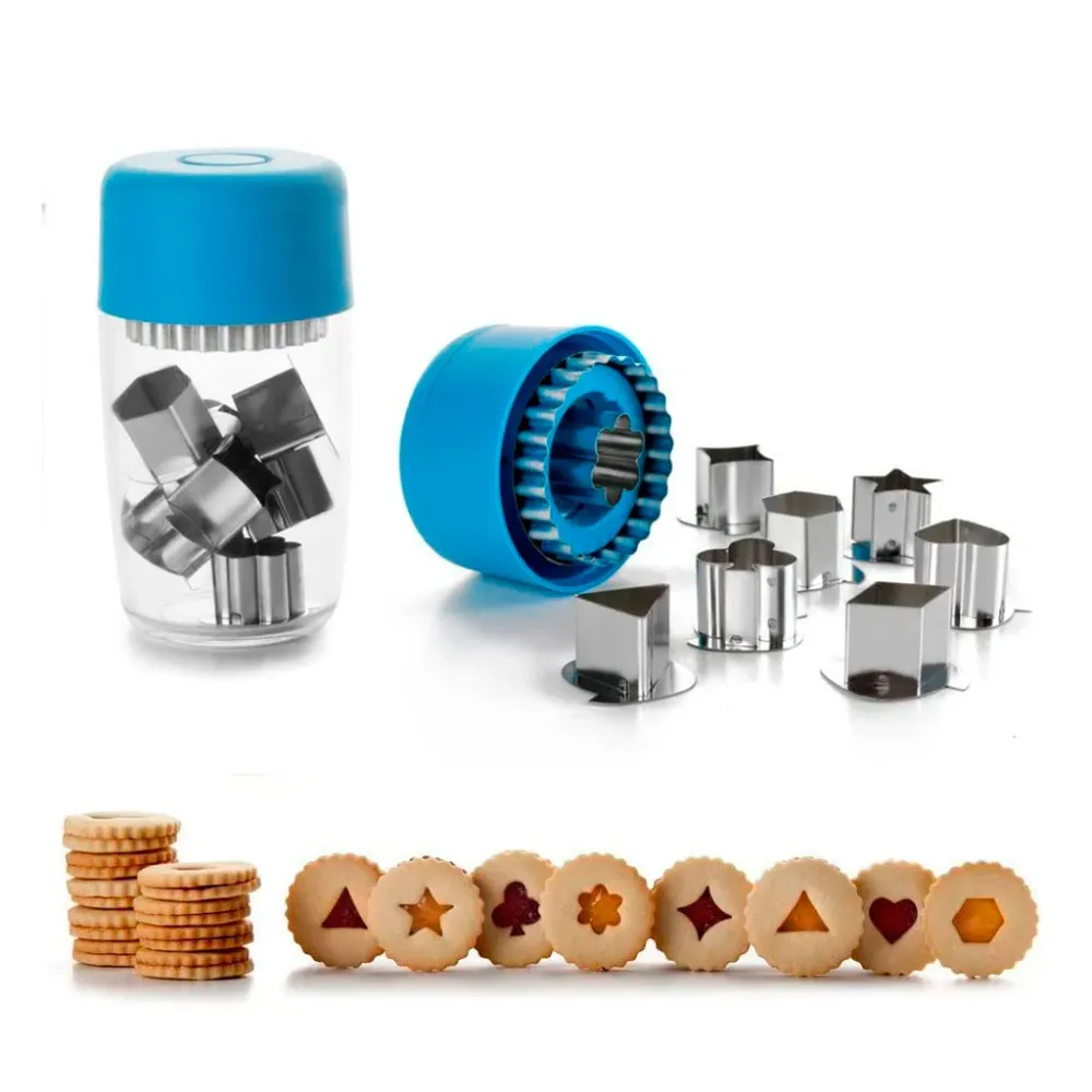 Lot de 8 emporte-pièces Linzer par Ibili