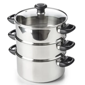 CUIT VAPEUR POLO BEKA 24CM EN INOX 5L pour une utilisation quotidienne
