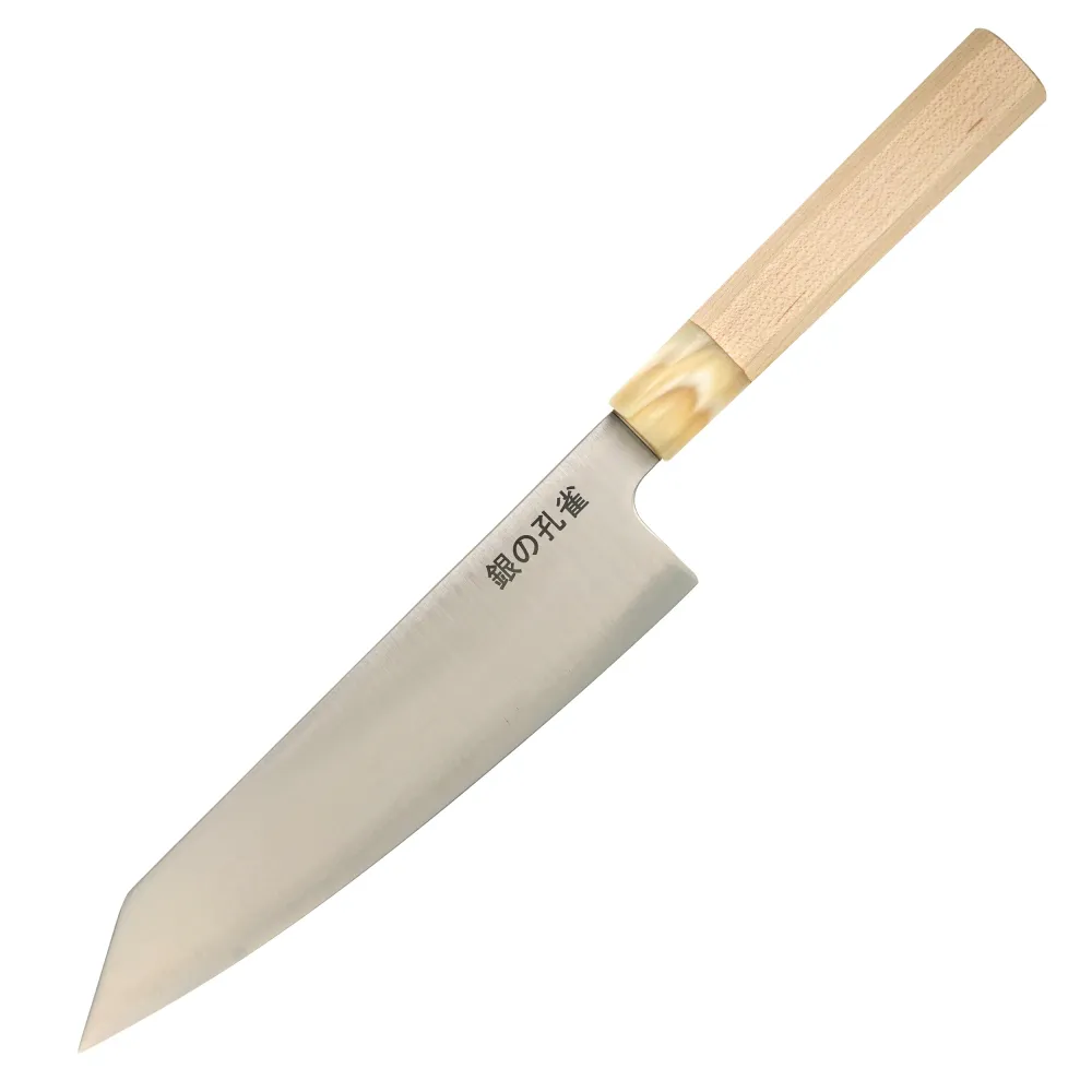 Paon argenté - Misuto - Aogami super - Kiritsuke - 210mm