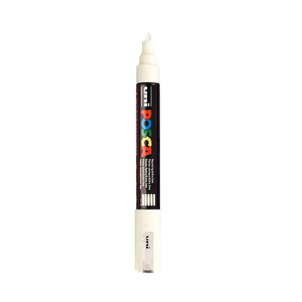 Marqueur peinture pointe extra fine conique Lie de vin Posca avec Pompe à Vide Incluse