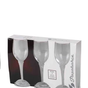 Pasabahce 3 Piece Kayla Wine Glass Set - Limpide