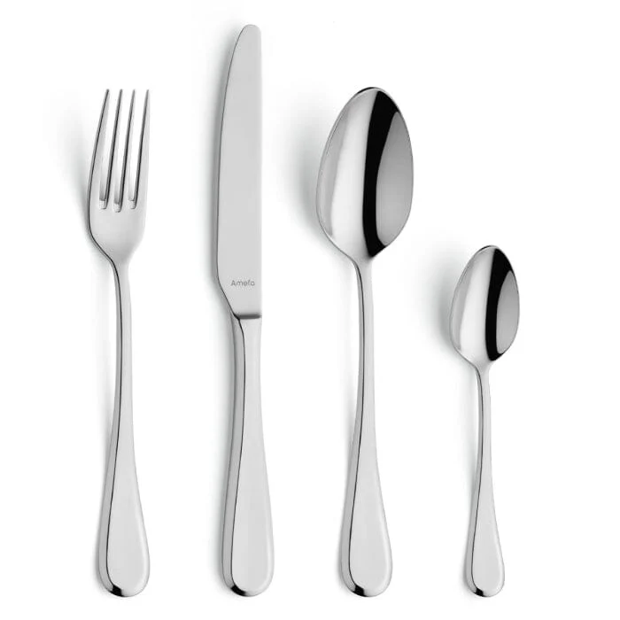 Amefa - Ménagère 24 pièces Drift pour 6 personnes - Argent