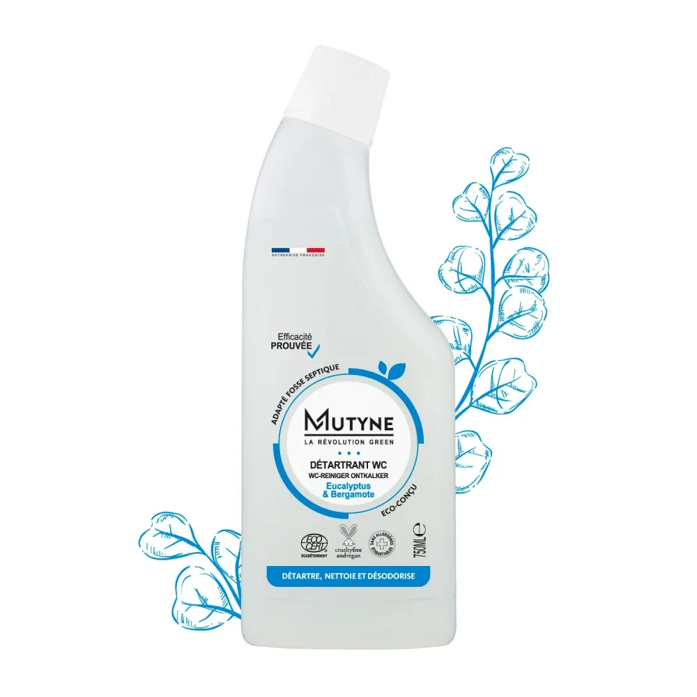 Gel WC Détartrant Eucalyptus & Bergamote 750 mL