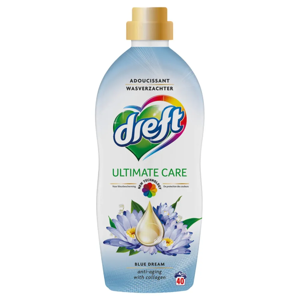 40 doses d'adoucissant Ultimate Care Blue Dream Stokomani
