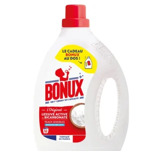 42 doses de lessive liquide original bicarbonate peaux sensibles Stokomani
