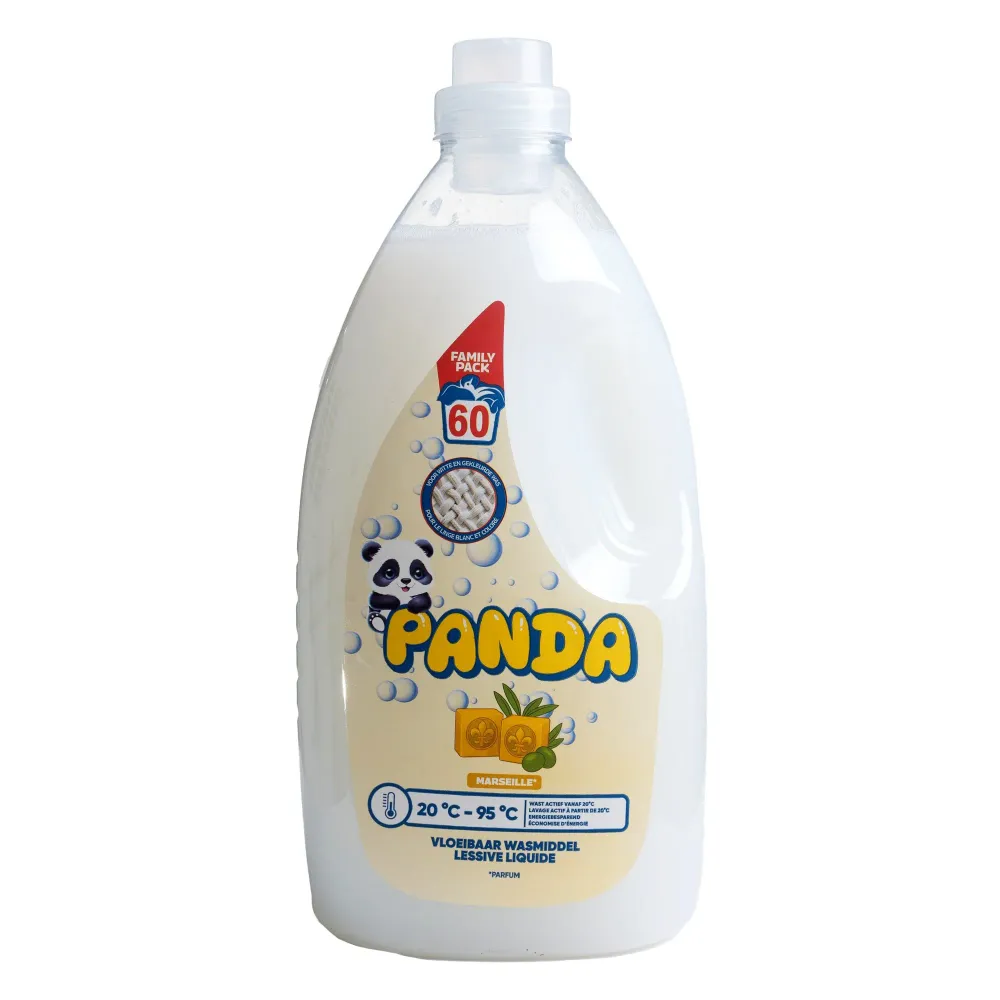 Lessive liquide au savon de Marseille Panda Stokomani