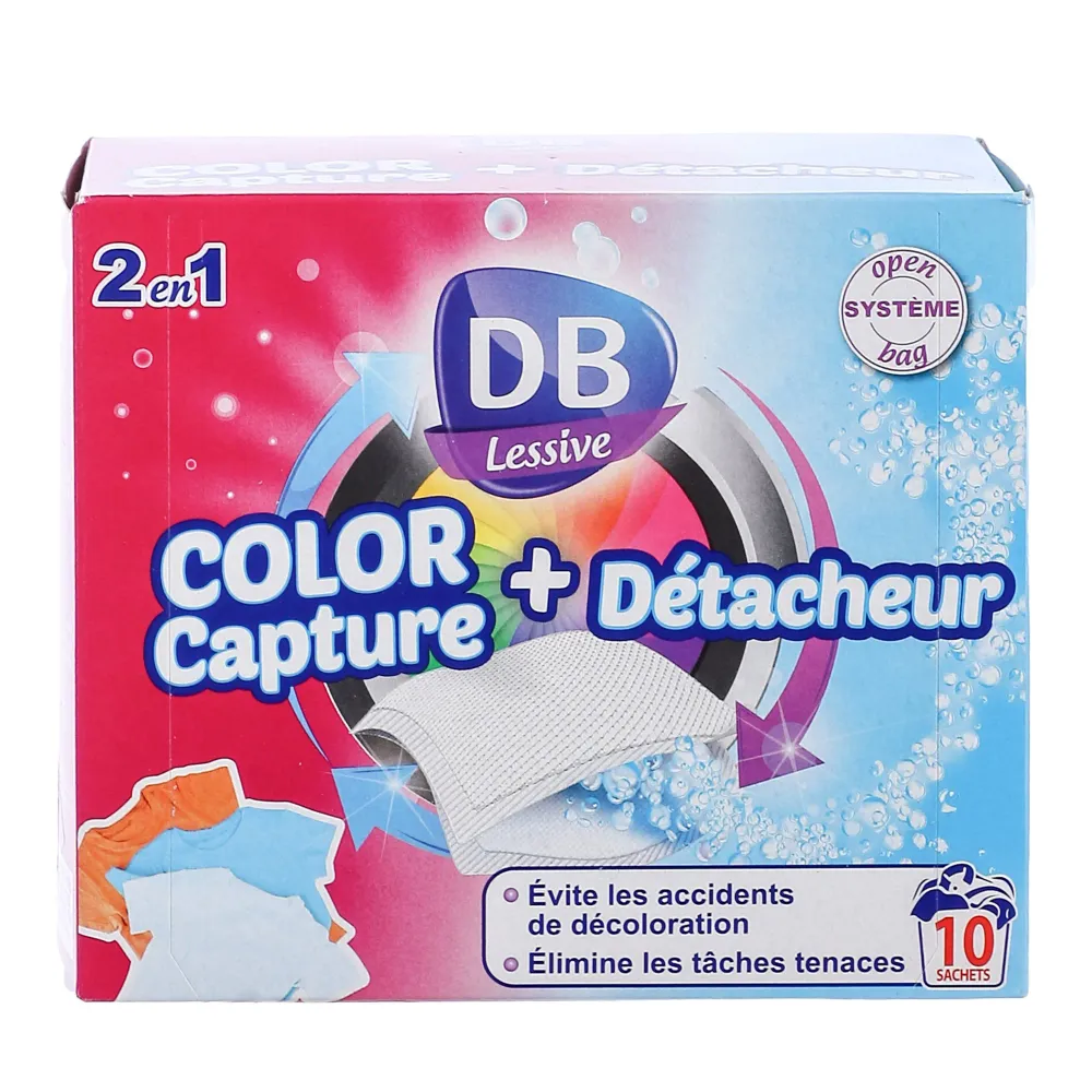 10 sachets détachants + anti transfert de couleur Stokomani