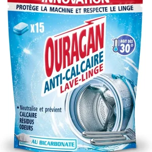 15 tablettes anti calcaire lave linge au bicarbonate Stokomani