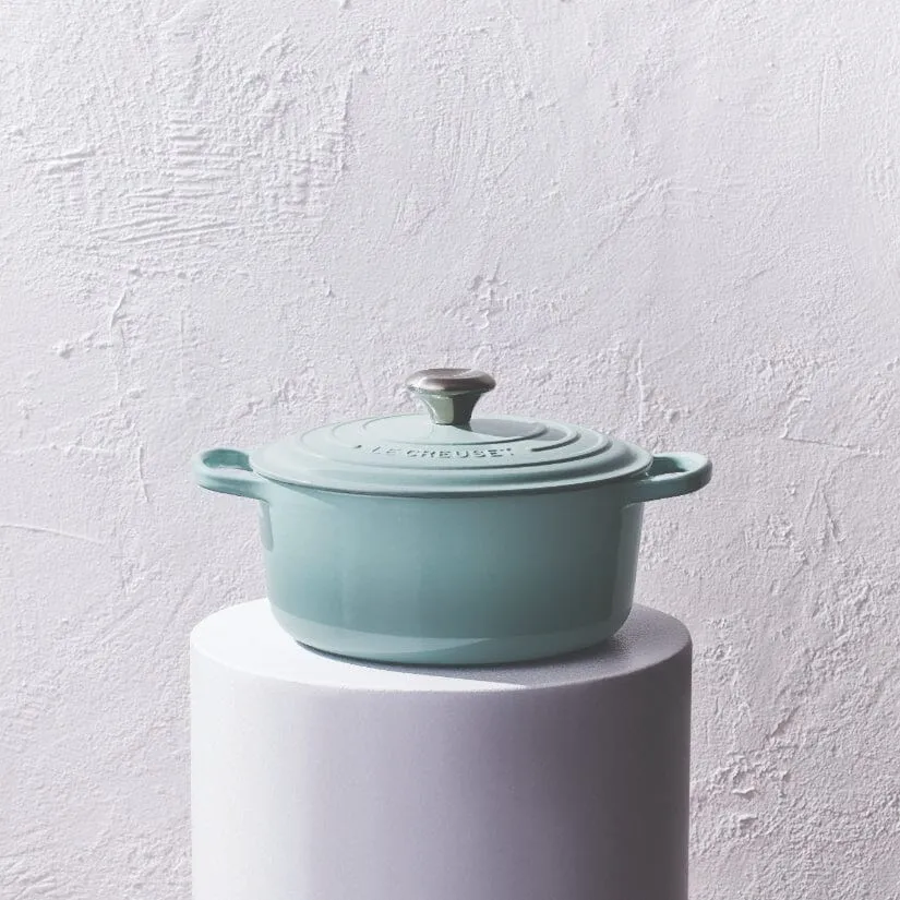 Le Creuset - Braisière ronde Signature au sel de mer 24 cm 4,2 l