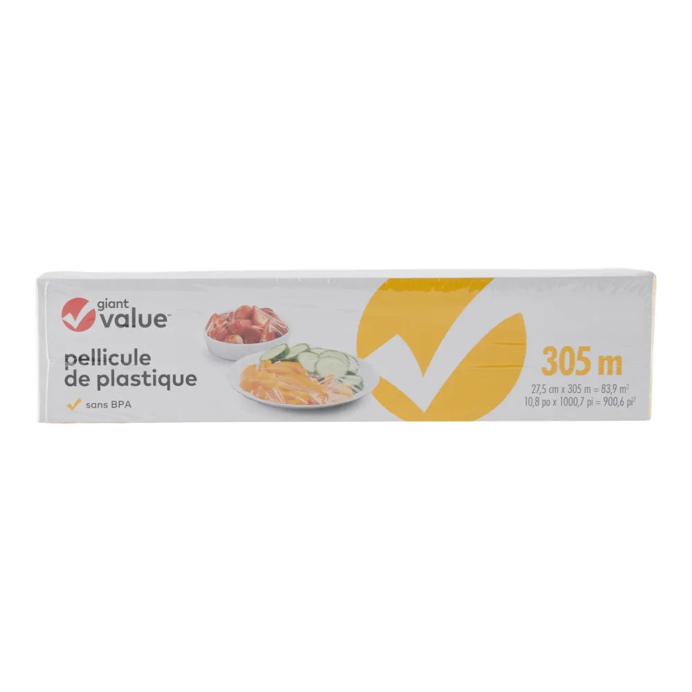 Emballage plastique Giant Value