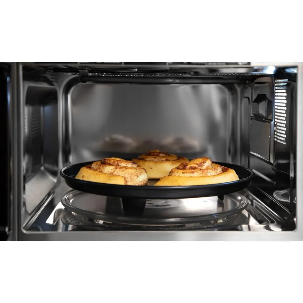 Sharp Four à micro-ondes de comptoir 19,6 pouces, 0,9 pi. cu. avec cuisson à air et convection SMC0985KSC