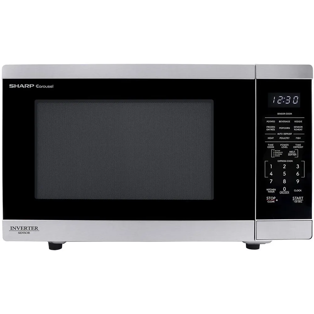 Sharp Four à micro-ondes de comptoir de 20.4 pouces, 1,4 pi. cu. SMC1464KSC