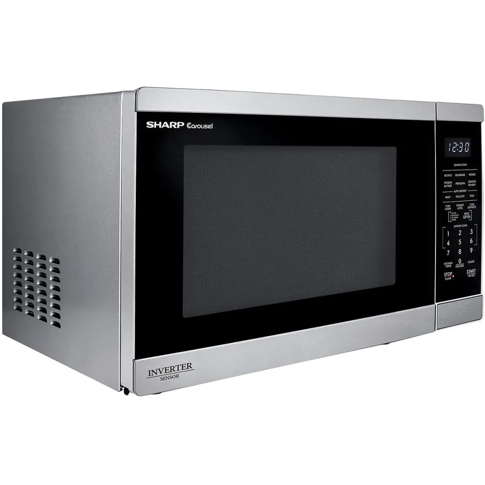 Sharp Four à micro-ondes de comptoir de 21.8 pouces, 1,6 pi. cu. SMC1664KSC