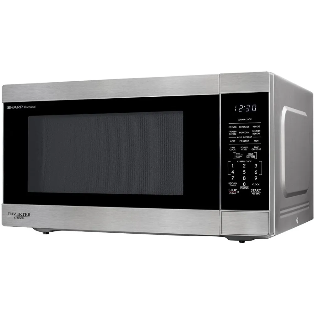 Sharp Four à micro-ondes de comptoir de 24.4 pouces, 2,2 pi. cu. SMC2264KSC
