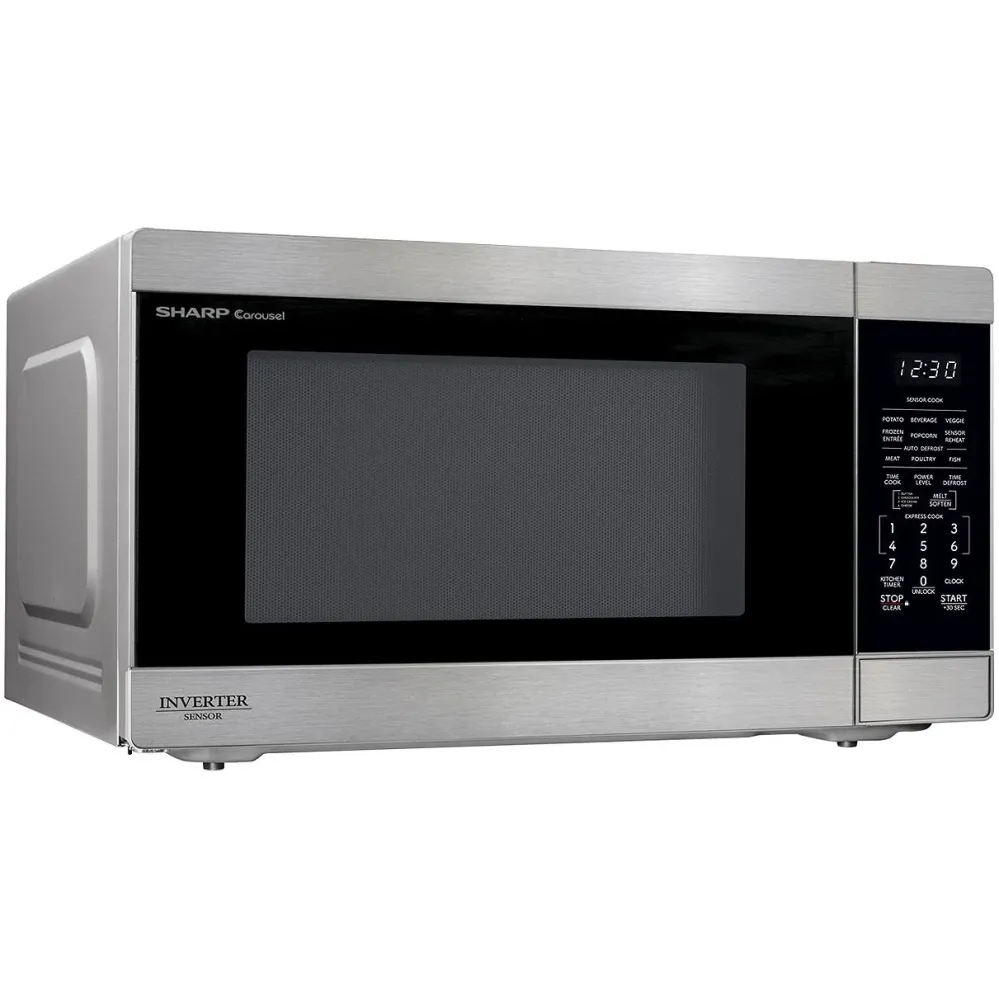 Sharp Four à micro-ondes de comptoir de 24.4 pouces, 2,2 pi. cu. SMC2264KSC