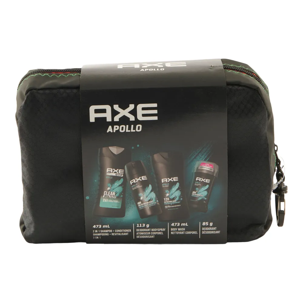 Ensemble cadeau pour hommes Axe Apollo, 4 pièces