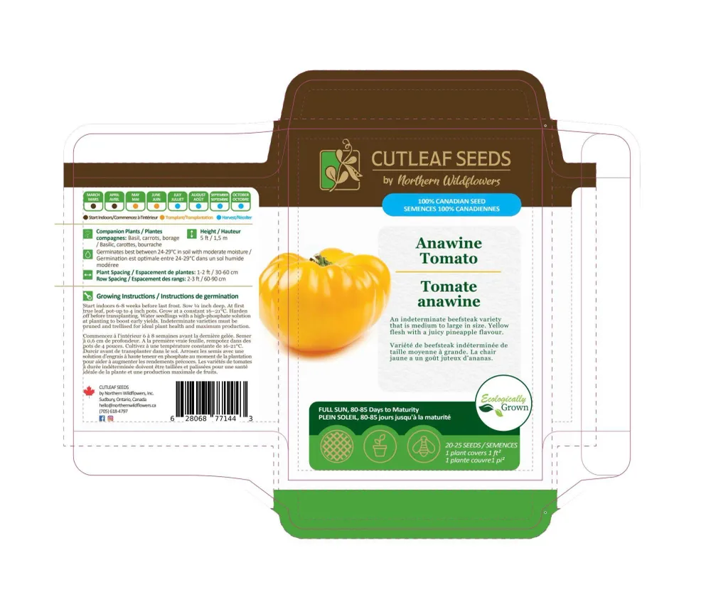 Tomate, Anawine Cutleaf Seed