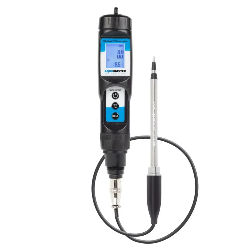 Aqua Master E300 Pro - Compteur de température EC du substrat Aqua Master Tools
