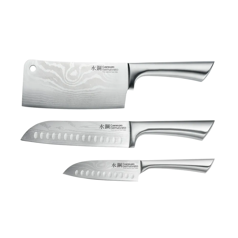 Ensemble ultime de 3 couteaux Damashiro®Cuisine::pro®