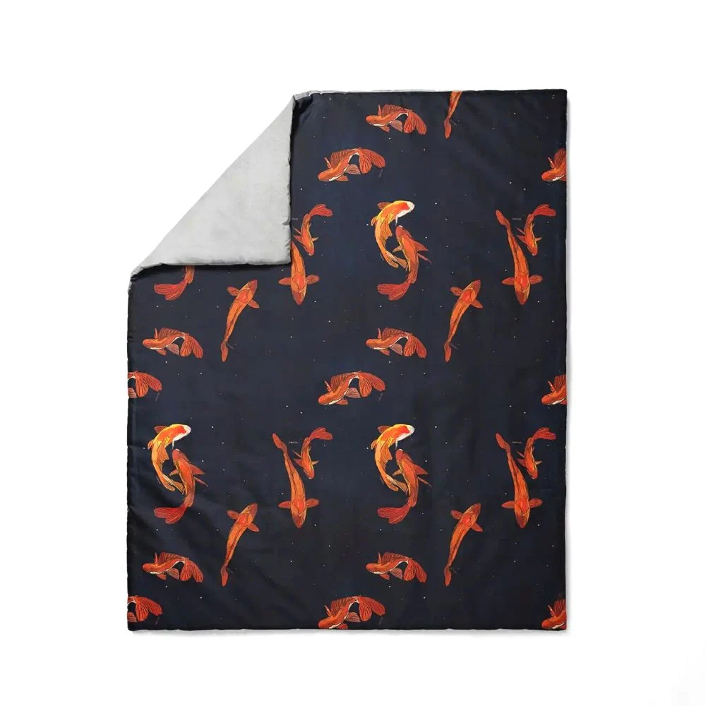 Lullalove Quilt pour bébé et plus grand Koi Carpes