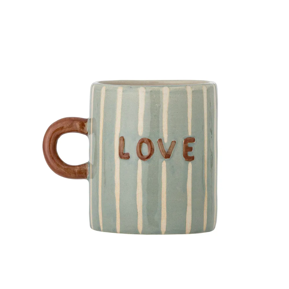 Bloomingville Tasse en grès pour papa Cherish Blue